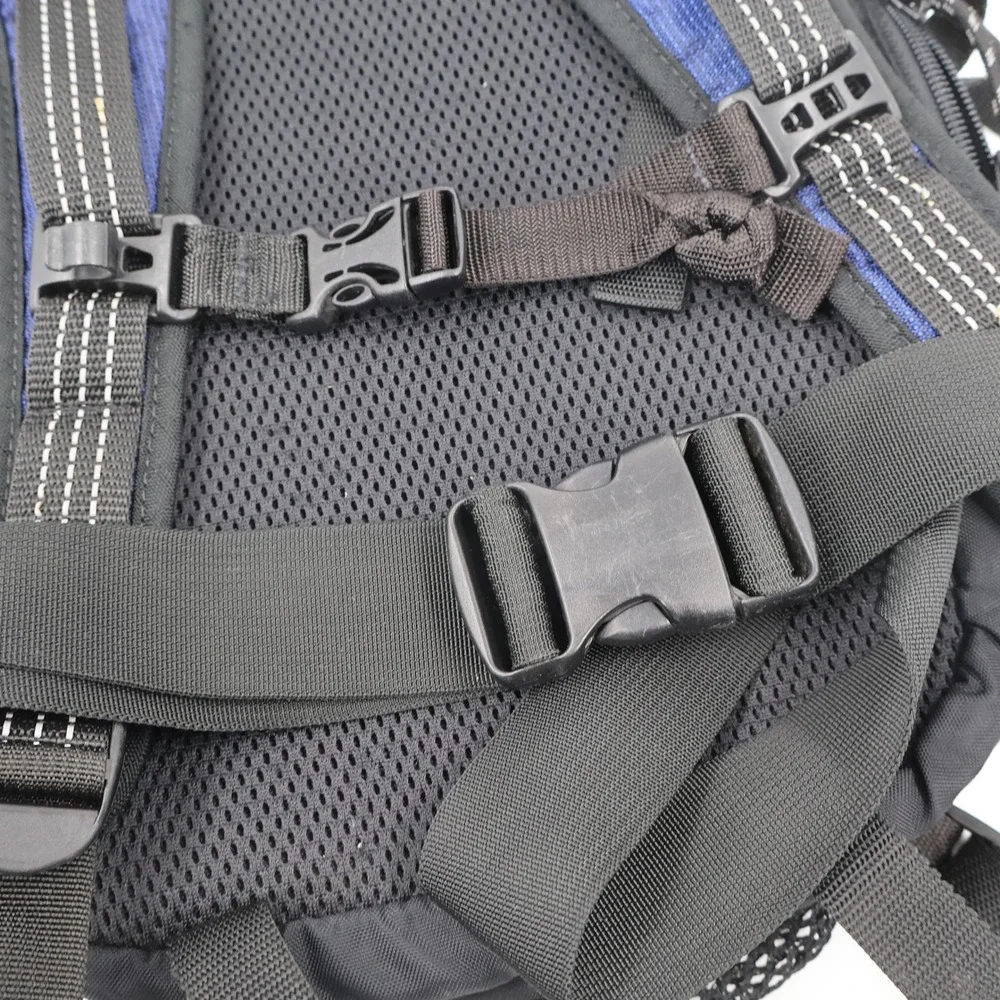 Platypus Hydration Backpack Unisex Medium Blue Black Vintage Hiking Trail Bag